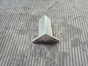 Aluminiowe nóżki meblowe 10 cm - komplet 4 sztuki + śruby (H100)