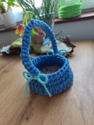 Koszyk  Koszyczek Wielkanocny Szydełkowy 