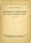 Szumska, Materiały pomocnicze do nauki historii Śląska