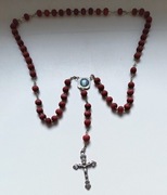 Różaniec z drewna