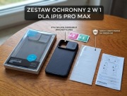 Etui iPhone 15 Pro Max Nillkin CamShield Magnetic + Szkło Hartowane 9H