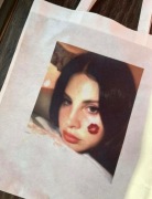 Torebka torba tote bag materiał non woven lana del rey 