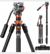 Statyw K&F Statyw video K&F Concept K234A7 z głowicą FH-03