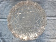 Ciężka szklana misa kryształowa | vintage | PRL | 2 kg