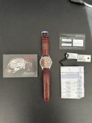 Zegarek Atlantic Seabase 60342 - 40mm - brązowa tarcza - swiss made -szafir