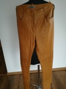 Spodnie Skórzane Rude Skóra Naturalna R S M