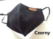 Maseczka ochronna, dwuwarstwowa, profilowana.