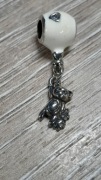 Pandora Charm Moments zawieszka koralik miś balon cyrkonia