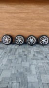 Aluelgi AEZ 17" 5x100 , 7Jx17H2 ET 38 z oponami Dunlop