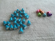 Zestaw 32 stempli stempelków stemple ze zwierzętami owocami i innymi