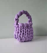 Torebka chunky knit | Handmade ręcznie robiona | Gruba włóczka