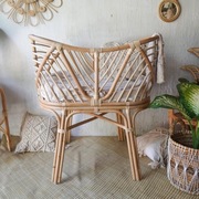 Łóżeczko dziecięce wykonane z rattanu, z Bali