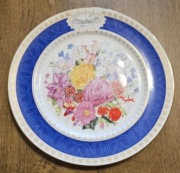 ROYAL DOULTON Chelsea Flower 1993 Talerz ozdobny porcelanowy Kwiaty