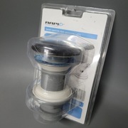 Korek spust umywalki klik klak z przelewem czyszczony od góry