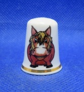 Naparstek Kolekcjonerski Porcelanowy - Osiołek 