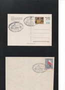 Kartki pocztowe i koperty , zestaw 8 szt .