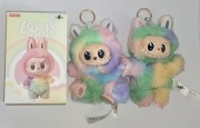 Labubu seria Lovely doll tęczowa maskotka brelok