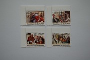 Burundi Sw 2230-33** Benedykt XVI, sztuka i malarstwo