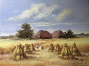 Obraz olejny-pejzaż J .Fijałkowski