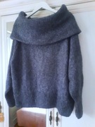 Sweter z obszernym golfem L H&M