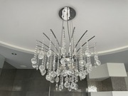 Żyrandol lampa kryształki Audi 77 SP6 Ideal Lux