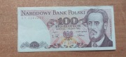 Banknot 100 zł z 1988r, Seria SY Stan!!!