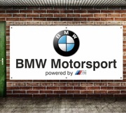 Baner plandeka BMW 150x60cm motorsport mpower
