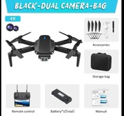 Dron E88 podwójna kamera szerokokątny 1080p 4k wifi pro nowy HIT  RC 