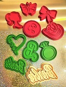 Foremki , stempelki Barbie do ciasteczek , pierniczków. 