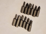Bity końcówki do wkrętarki OWIM zestaw Torx Phillips Hex Imbus 12 sztuk