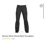 Damskie spodnie snowboard Burton Gloria szare (L)