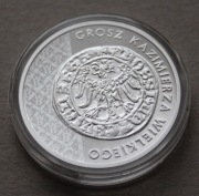 20 zł, 2015 rok, Grosz Kazimierza Wielkiego