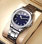 Tani ZEGAREK męski kwarcowy stal nierdzewna BRANSOLETA Okazja !!!