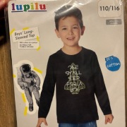 T-shirt długi rękaw NOWY lupilu r.110/116