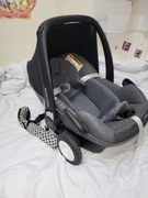 Fotelik samochodowy MaxiCosi pebble pro i size + kółka +pasek