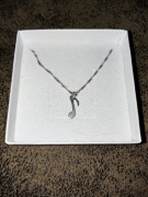 Srebrny łańcuszek nutka 