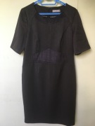 Popielata sukienka wizytowa Vissavi rozmiar 44