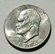 1 dolar 1974 Eisehover one dollar Stan !!!