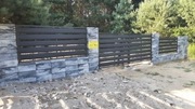 Panel Sztachety Metalowe Ogrodzeniowe 17.5 cm szer