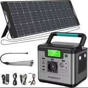 Power bank z panelem solarnym Swarey S500 144000 mAh 500 W