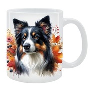 KUBEK Border Collie , PREZENT, PERSONALIZOWANY, JESTEŃ, 24HWYS