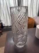 Szkło kryształowe lata 70 wazon kryształowy