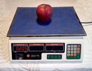 Waga elektroniczna z kalkulacją ceny wyświetlacze led z dwóch stron