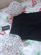 Sukienka prosta z pufkami  36