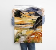 Widok z okna 2 - grafika na plakacie na A3