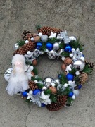 Wianek świąteczny bożonarodzeniowy sztuczny 