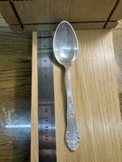 lyżeczka 1 szt mala 144 mm wsw d fraget met wzor romanski posrebrzana