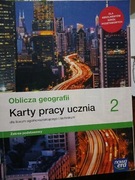Oblicza geografii 2 Karty pracy ucznia wydawnictwa Nowa Era,