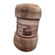 Koc dekoracyjny Teddy Myrfiol 150x200 cm beżowy Smukee