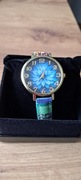 Zegarek damski na pasku niebieski 